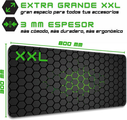 Alfombrilla Ratón Gaming, 800X300, Alfombrilla XXL