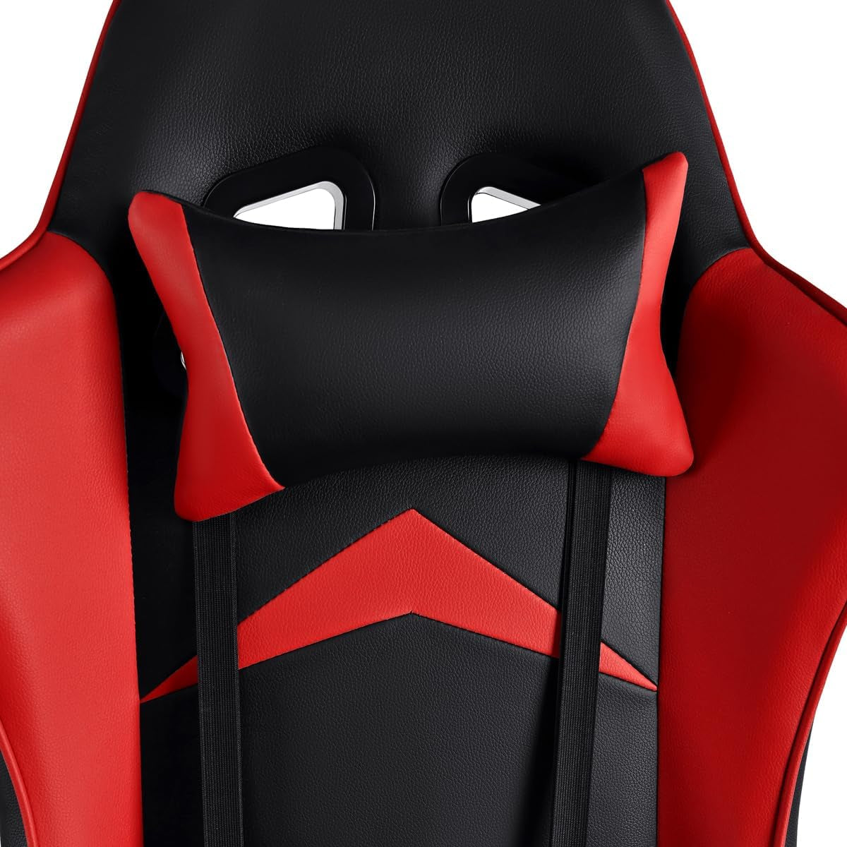 Silla Gaming Ergonómica Reclinable Con Cojín Lumbar Y Cervical | Respaldo Alto Acolchado | Altura Ajustable | Ruedas Giratorias 360° Y Reposabrazos