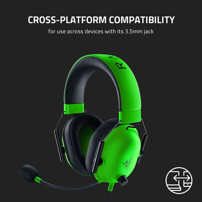 Auriculares Gaming Blackshark V2 X: Sonido envolvente 7.1 - Transductores de 50 mm - Almohadilla de espuma viscoelástica 