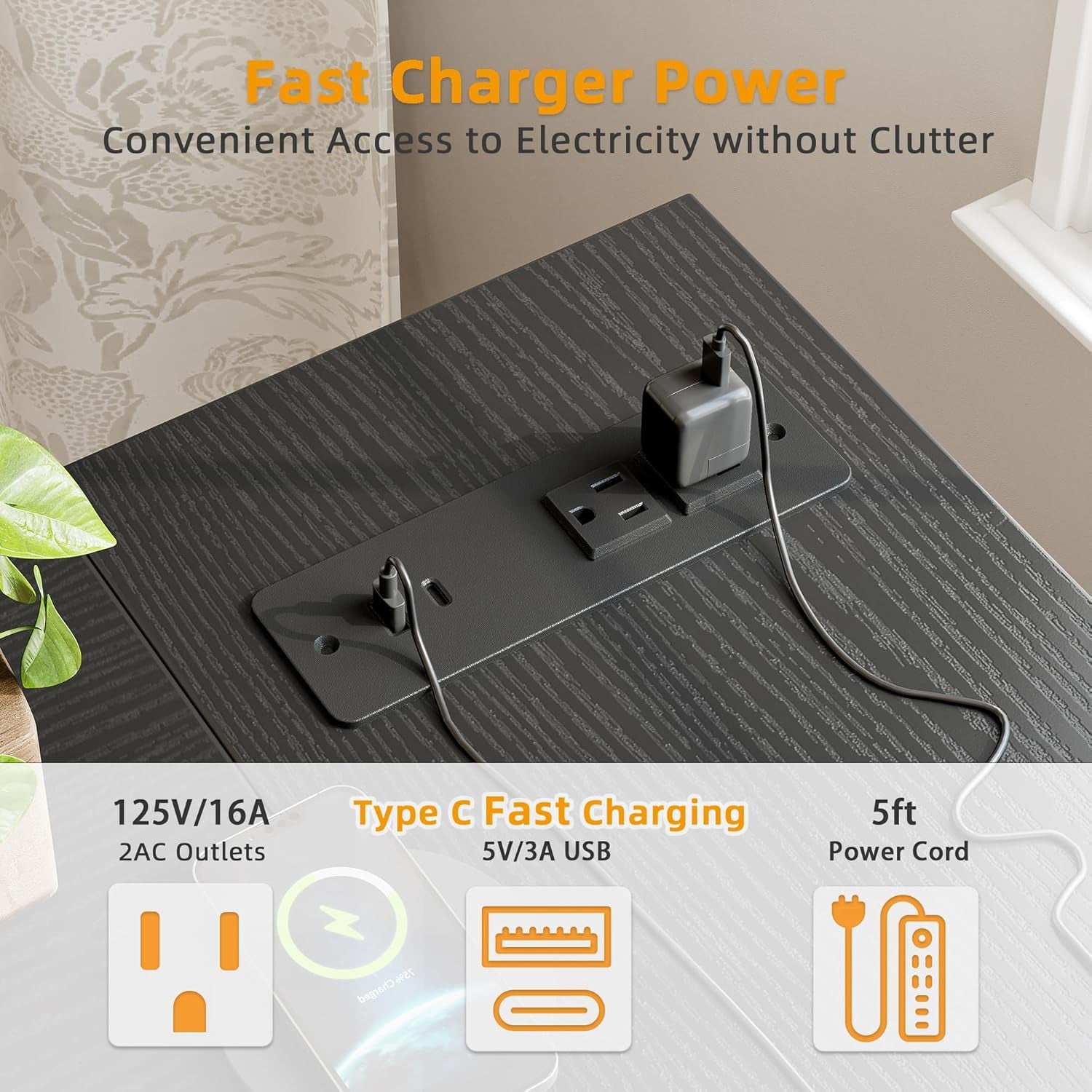 Escritorio Gaming en Forma de L Pequeño , con Tomas de Corriente, Estantes Reversibles para Estudio, Mesa de Escritura para Hogar, Oficina, Dormitorio o Sala de Estar, 40 Pulgadas, Negro