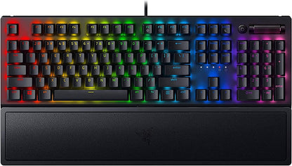 Teclado Mecánico Razer BlackWidow V3: Switches Mecánicos Verdes Táctiles y Clicky – Chroma RGB – Diseño Compacto – Macros Programables 