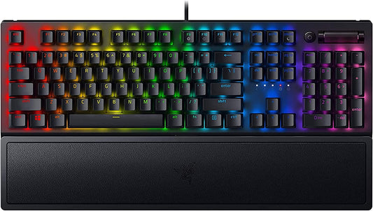 Teclado Mecánico Razer BlackWidow V3: Switches Mecánicos Verdes Táctiles y Clicky – Chroma RGB – Diseño Compacto – Macros Programables 