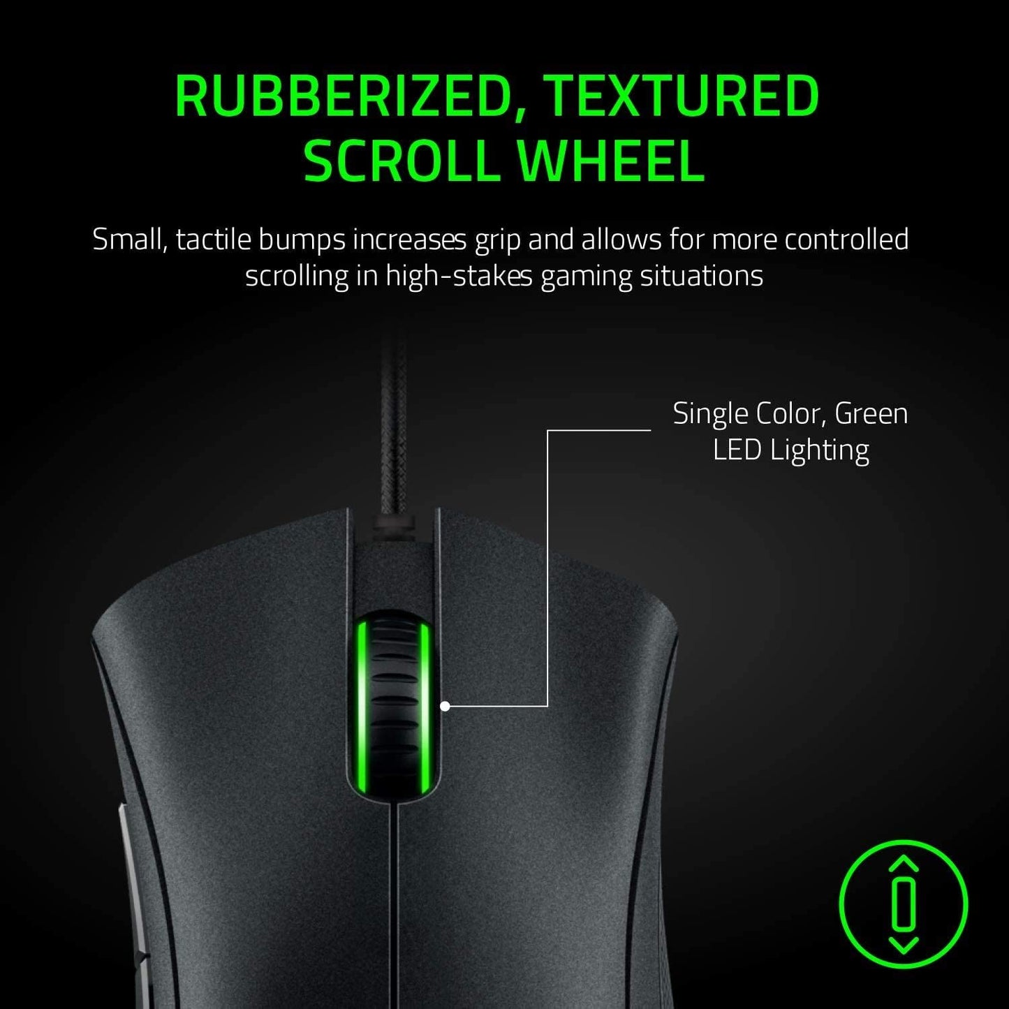 Ratón Gamer Deathadder Essential: sensor óptico de 6400 DPI, 5 botones programables, interruptores mecánicos, agarres laterales de goma