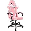 Silla Gaming Ergonómica Reclinable Con Cojín Lumbar Y Cervical | Altura Ajustable, Reposabrazos Acolchados