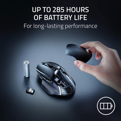 Ratón inalámbrico Basilisk V3 X Hyperspeed personalizable: interruptores mecánicos, sensor óptico avanzado de 18K