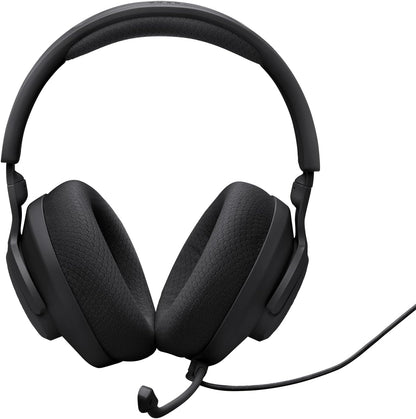 JBL Quantum Cascos  Para Gaming, Cable De Audio De 3.5 Mm, Compatibles Con Múltiples Plataformas, Micrófono Desmontable, Función De Silencio, Negro