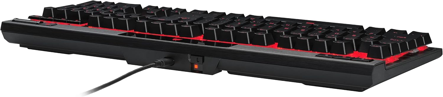 Teclado mecánico para juegos con cable K70 RGB PRO (interruptores de velocidad CHERRY MX RGB: lineales y rápidos, hipersondeo de 8000 Hz