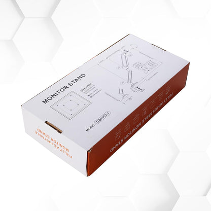 GRIFEMA GB2003-1 Soporte De Monitor Con Resorte De Gas Para Pantalla De Computadora De 13-32 Pulgadas, Altura Ajustable, VESA 75X75/100X100, Peso 2-9 Kg, Negro