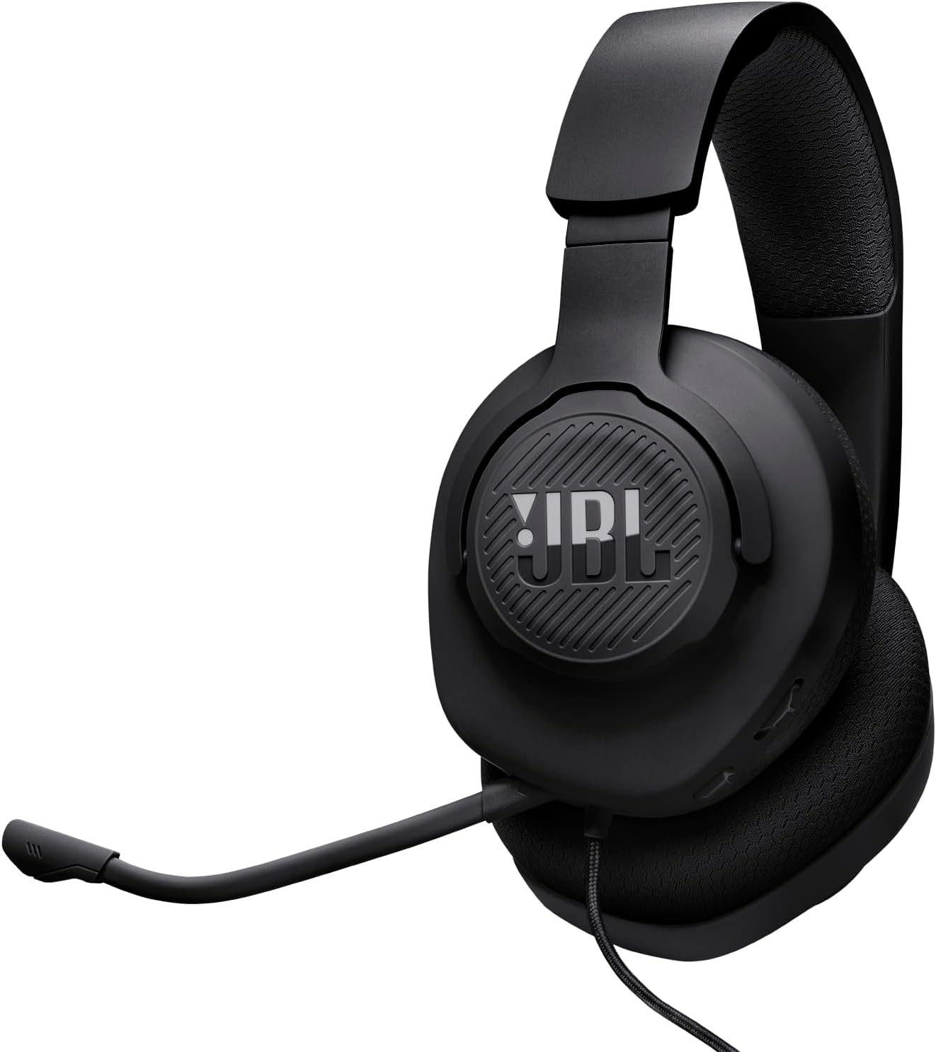 JBL Quantum Cascos  Para Gaming, Cable De Audio De 3.5 Mm, Compatibles Con Múltiples Plataformas, Micrófono Desmontable, Función De Silencio, Negro