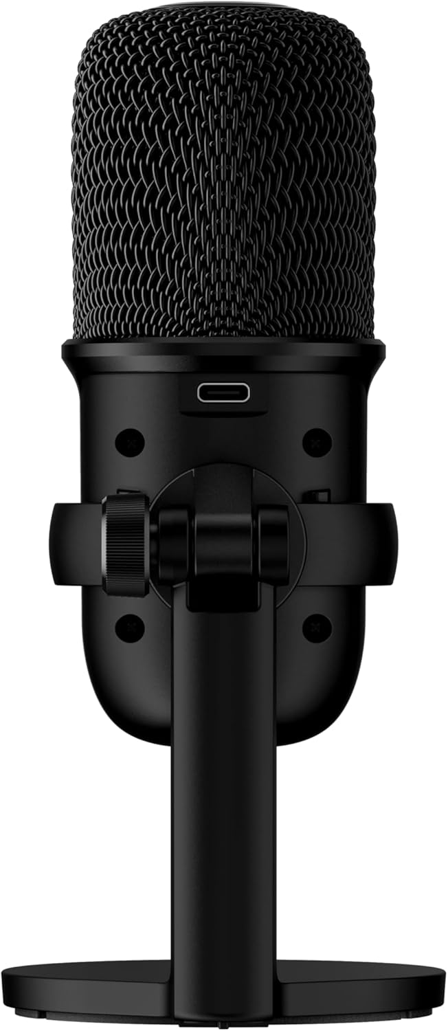 Hyperx Solocast – Micrófono De Condensador USB Sensor De Silenciamiento Con Un Toque, Patrón Polar Cardioide, Juegos, Streaming, Podcasts, Twitch, Youtube, Discord