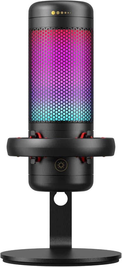 TONOR Micrófo Para Streaming, Podcasts, Grabación, Redes Sociales, Micrófono De Condensador Para PC Con Soporte Para Mac/Ns Negro,Tc320