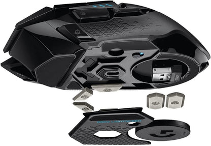 Logitech G G502 HERO Ratón Gaming Con Cable Alto Rendimiento, Captor HERO 25K, 25,600 DPI, RGB, Peso Personalizable, 11 Botones Programables, Memoria Integrada