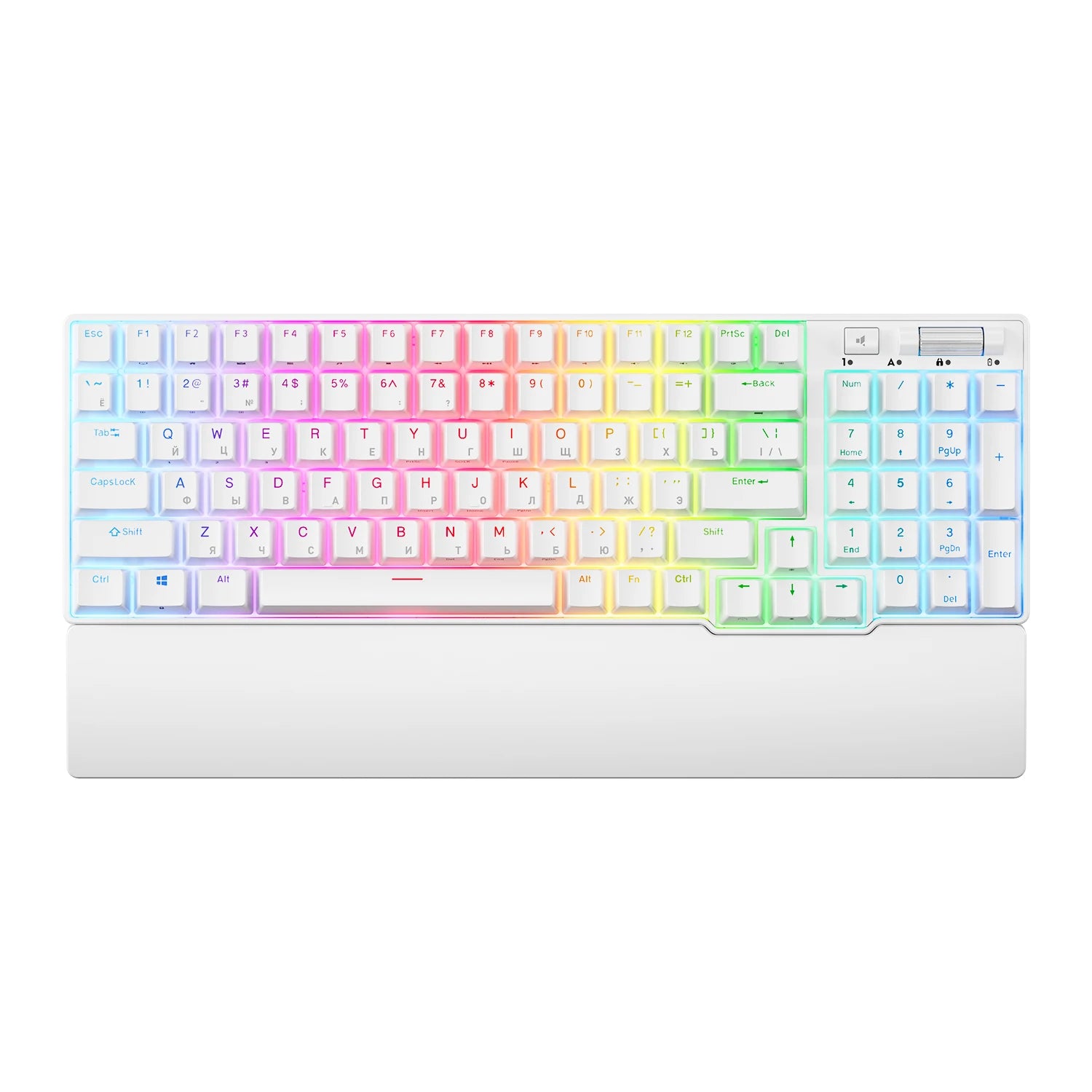 Teclado Mecánico e Inalámbrico ROYAL KLUDGE 96 RGB Tri-Mode BT5.0/2.4G/USB-C Hot-Swappable de 96 Teclas