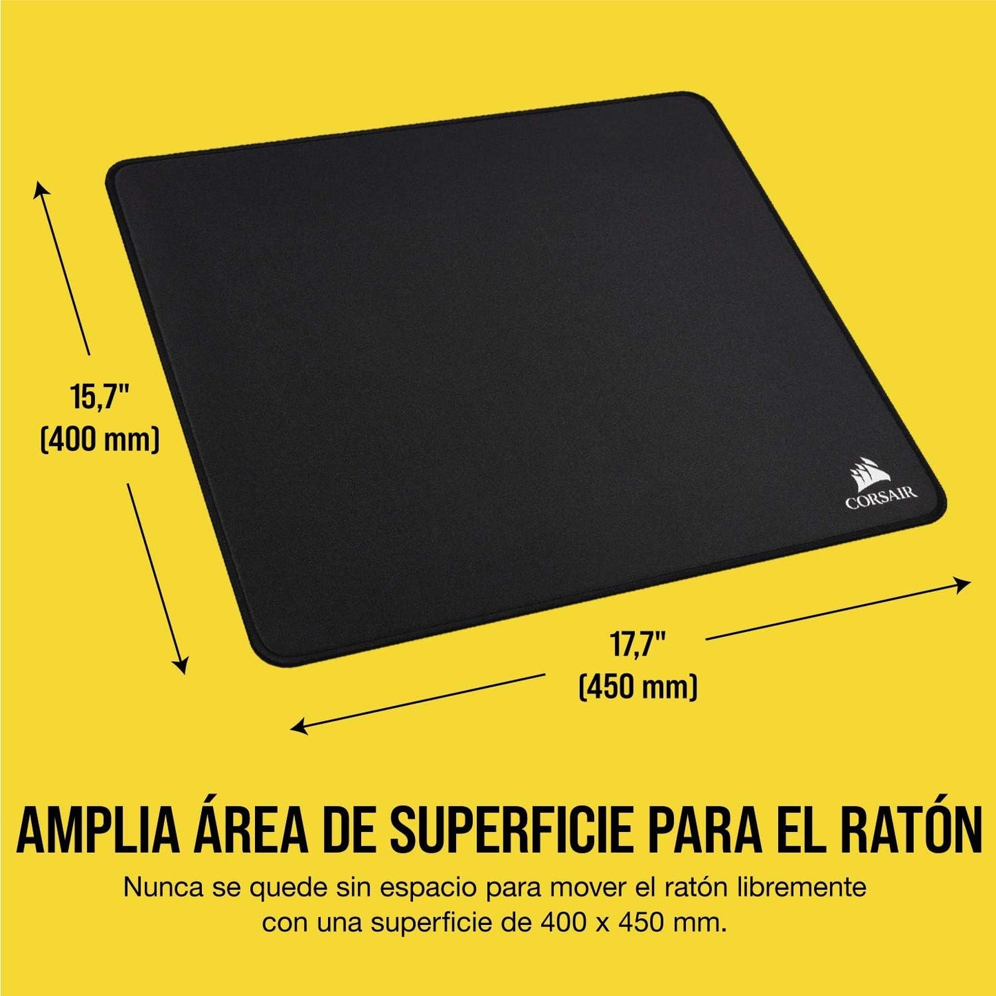 Corsair MM350 Champion Series - Alfombrilla Para Ratón, Negro, en dos tamaños