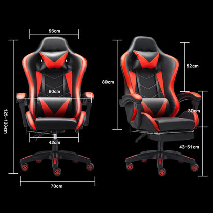 Mi Ko Mi Ka Silla Gaming Para Escritorio, Oficina Y Juegos Online Giratoria. Silla Cómoda De Altura Ajustable Para Gaming Ergonómica, De Piel Sintética (SILLA-GAMING-813-NEGRO)