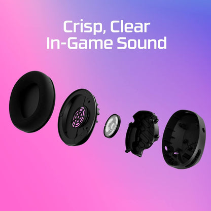 Hyperx Cloud Stinger 2 Core, Cascos Gaming Para PC, Drivers De 40 Mm Y Audio Envolvente, 3.5 Mm, Micrófono Plegable Con Cancelación De Ruido - Negro