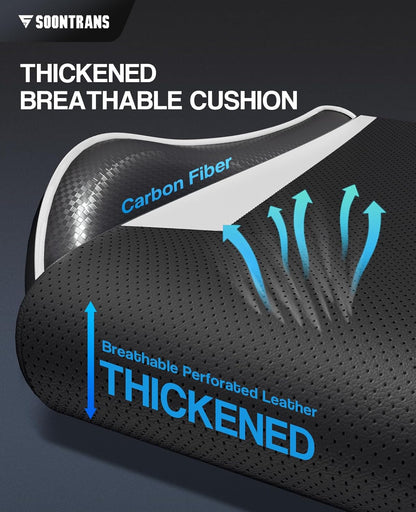 Soontrans Silla Para Videojuegos, De Masaje, Con Reposapiés, Ergonómica, Con Reposacabezas, Cojín Lumbar De Masaje, Acolchada, Blanco