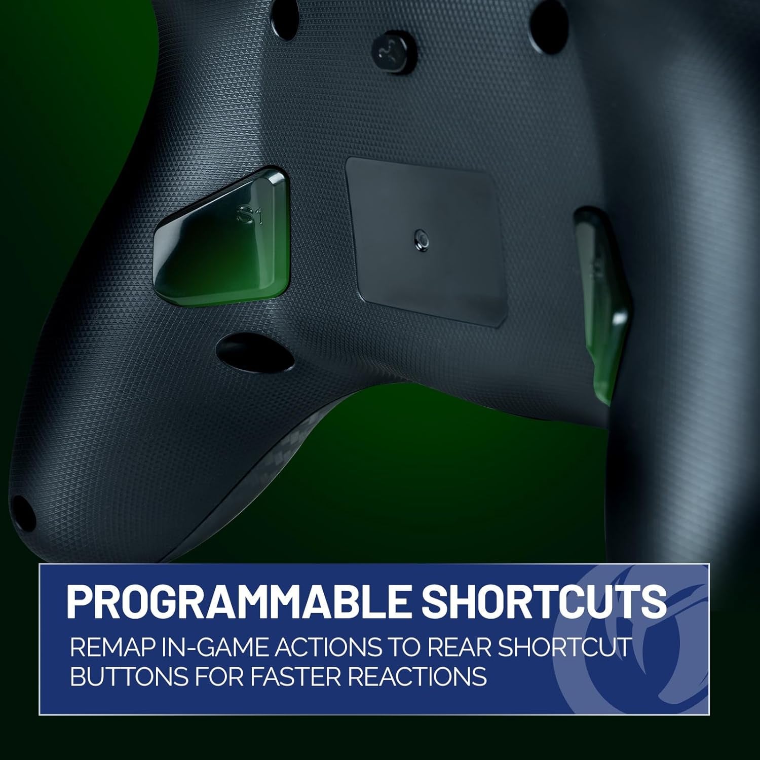 EvoMando con cable Evol-X Pro con licencia oficial para Xbox Series X|S, Xbox One y PC - Botones traseros asignables - Motores de vibración duales