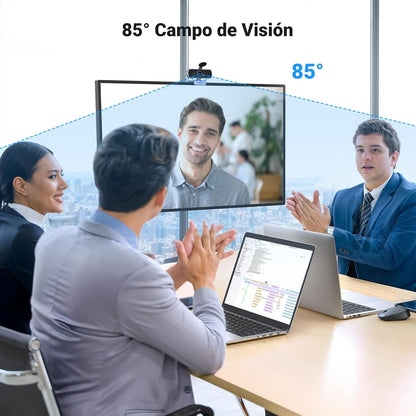 UGREEN Webcam Full HD 1080P 30FPS USB a PC Cámara 2 Micrófono Incorporado 85° Ángulo De Visión Para Windows Macos Linux Soporta Youtube Streaming 