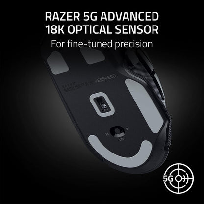 Ratón inalámbrico Basilisk V3 X Hyperspeed personalizable: interruptores mecánicos, sensor óptico avanzado de 18K