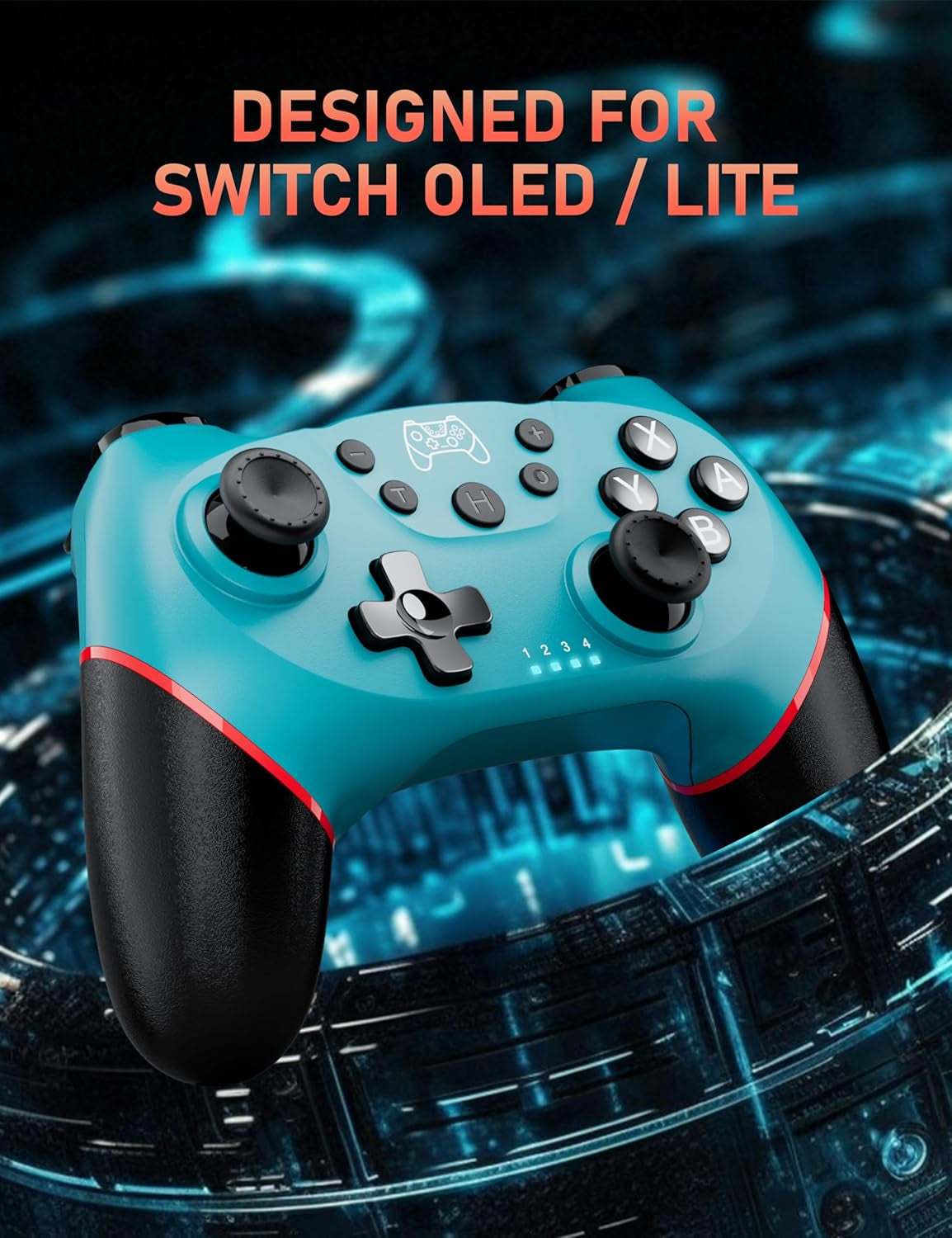 Mando Para Switch, Mandos Switch Inalambricos Para Switch/Switch 2/Lite/Oled Con Wake Up, Mando Pro Controller Mando Pc Con Gyro Axis/Dual Shock/Función Turbo Y Captura De Pantalla