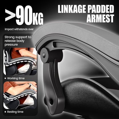 Bigzzia Silla Gaming, Ergonómica En Cuero PU, Regulable En Altura Con Soporte Lumbar Y Reposacabezas, Respaldo Reclinable 155°