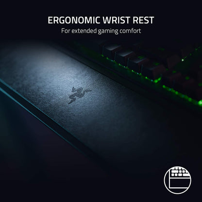 Teclado Mecánico Razer BlackWidow V3: Switches Mecánicos Verdes Táctiles y Clicky – Chroma RGB – Diseño Compacto – Macros Programables 