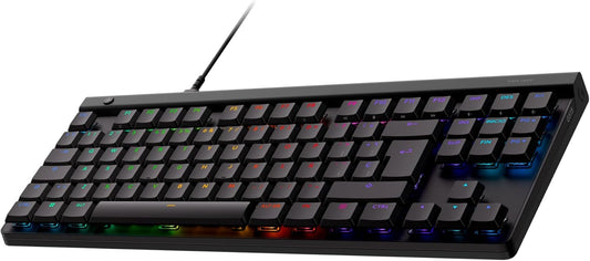 Logitech G515 TKL Teclado Con Cable RGB Totalmente Personalizable, Teclas PBT De Doble Moldeado Negro