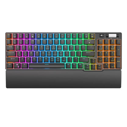 Teclado Mecánico e Inalámbrico ROYAL KLUDGE 96 RGB Tri-Mode BT5.0/2.4G/USB-C Hot-Swappable de 96 Teclas